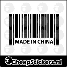 MADE IN CHINA STICKER