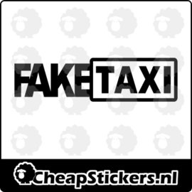 FAKE TAXI STICKER