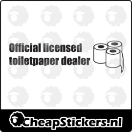 TOILETPAPER DEALER STICKER