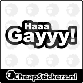 HAAA GAYYY! STICKER