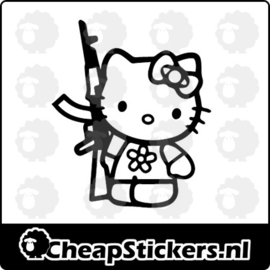 HELLO KITTY AK47 STICKER