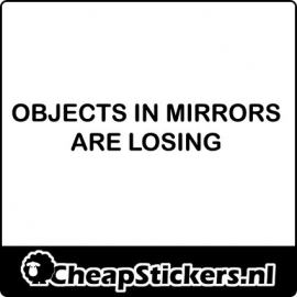 OBJECTS IN MIRRORS STICKER