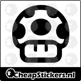 MARIO MUSHROOM STICKER