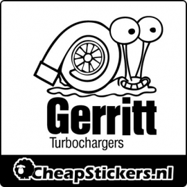 GERRITT TURBO STICKER