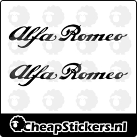 A L F A REMKLAUW STICKERSET