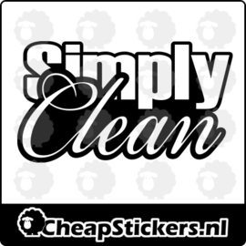 SIMPLY CLEAN STICKER