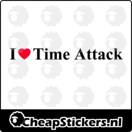 I LOVE TIME ATTACK STICKER