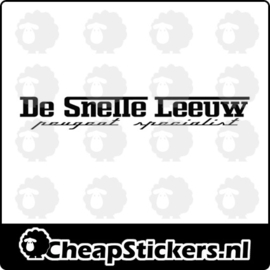 DE SNELLE LEEUW RAAMBANNER