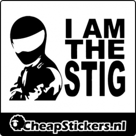 I AM THE STIG STICKER