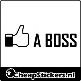 LIKE A BOSS STICKER