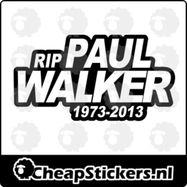 RIP PAUL WALKER STICKER