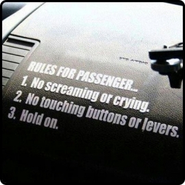 RULES FOR PASSENGER STICKER