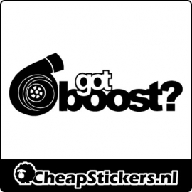 GOT BOOST STICKER