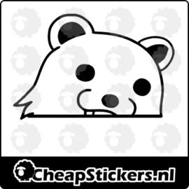 PEDO BEAR FACE STICKER