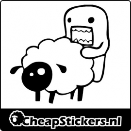 DOMO KUN  F*CKS SHEEP STICKER