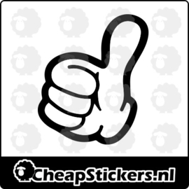 THUMBS UP STICKER