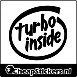 TURBO INSIDE STICKER