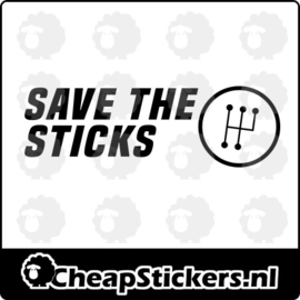 SAVE THE STICKS STICKER