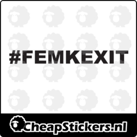 #FEMKEXIT STICKER