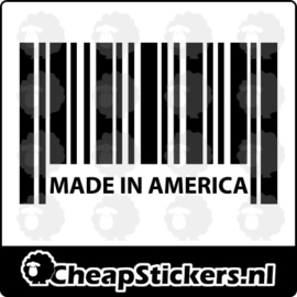 MADE IN AMERICA  STICKER