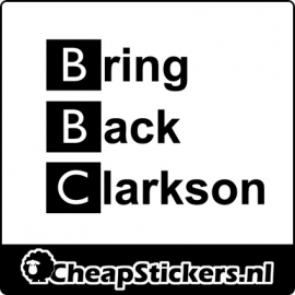 BRING BACK CLARKSON STICKER