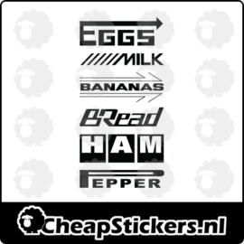 BOODSCHAPPEN LIJST STICKER