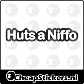 HUTS A NIFFO  STICKER