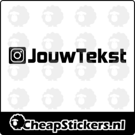 INSTA STICKER FONT 10 VANAF 40CM