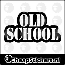 OLD SCHOOL STICKER