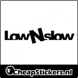 LOW N SLOW STICKER