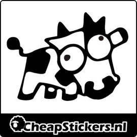 SILLY JDM COW STICKER