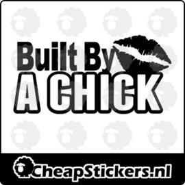 BUILT BY A CHICK STICKER