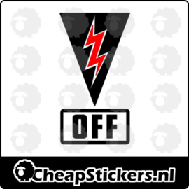 CUT OFF SWITCH STICKER