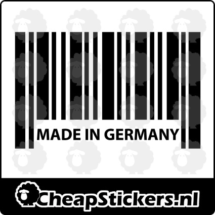 MADE IN GERMANY STICKER