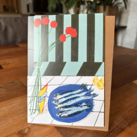 east end prints striped sardines