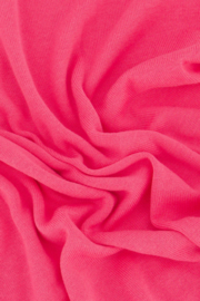 Zusss fijnbrei top met v-hals fel roze
