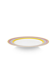 Pip Studio Chique Stripes Yellow bord 23 cm