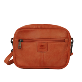 Bear design Unisex schoudertasje 'peggy' apricot