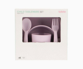 tutete servies set lila