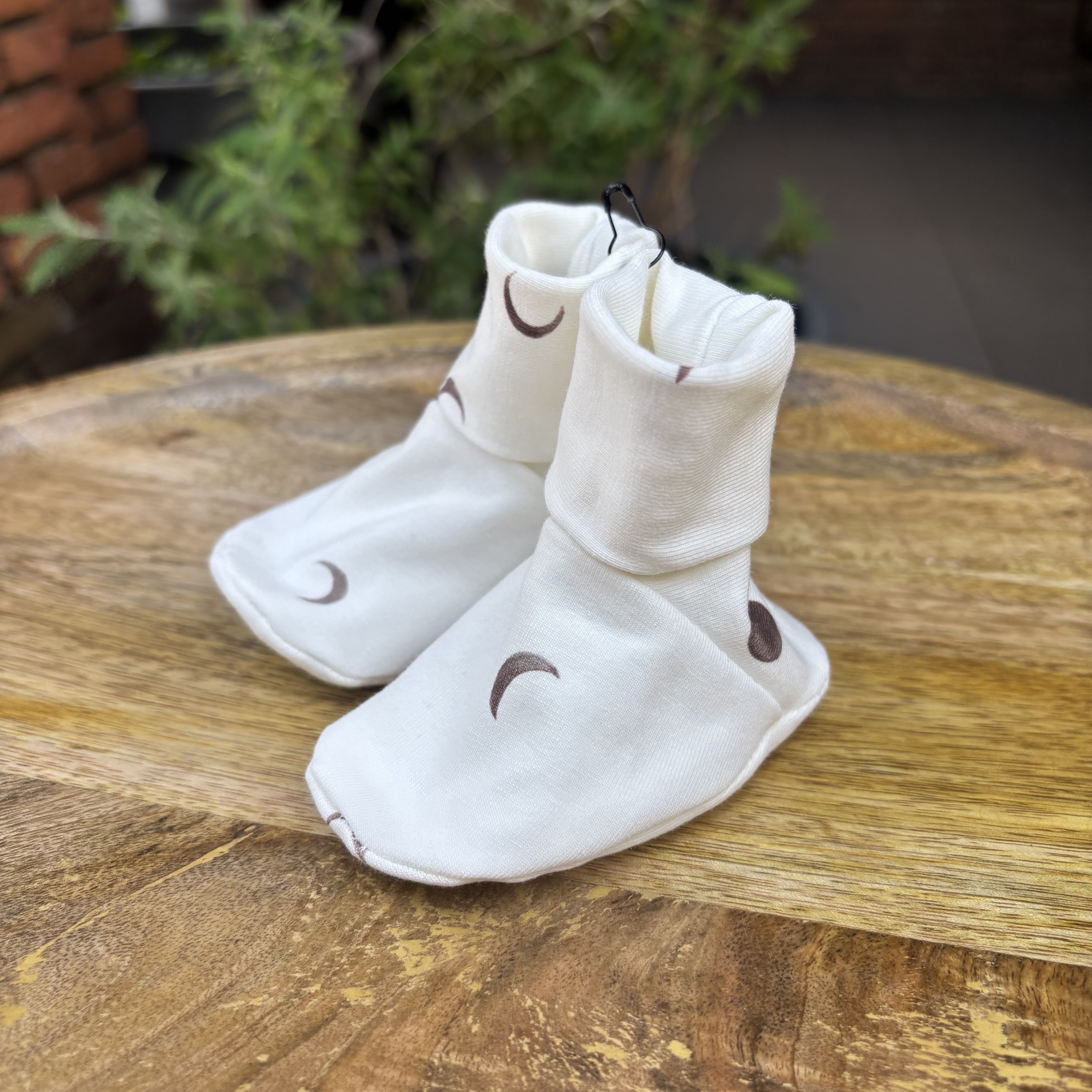 Petite Jenni slofjes maantjes print