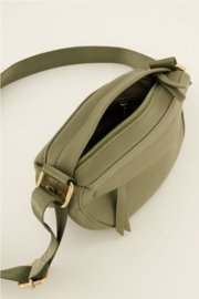 My jewellery tas crossbody donkergroen met extra vak