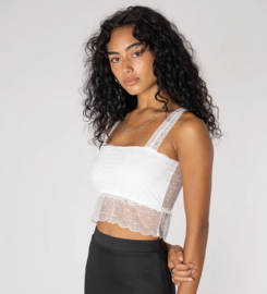 TILTIL Bralet Black | wit