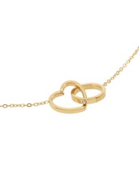 rose en camellia armband connected hartje cirkel