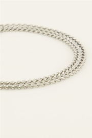 My Jewellery armband | Armband klassiek met schakels zilver