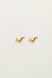 My jewellery oorbellen studs cupido hartje goud