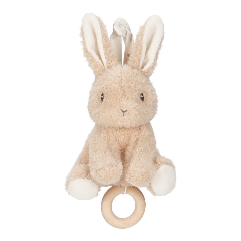 Little dutch muziekdoosje konijn baby bunny beige