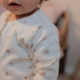 Little Dutch Eendelige pyjama - Wit - Fairy Garden - Fairy Blossom