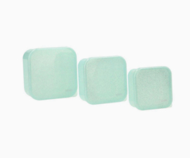 tutete set trommeltjes glitter aqua