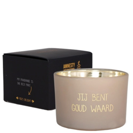 my flame  sojakaars Jij bent goud waard