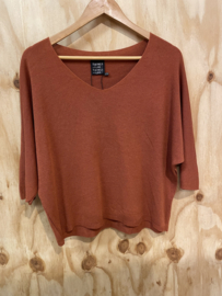 TILTIL Amber knitted top one size | rust